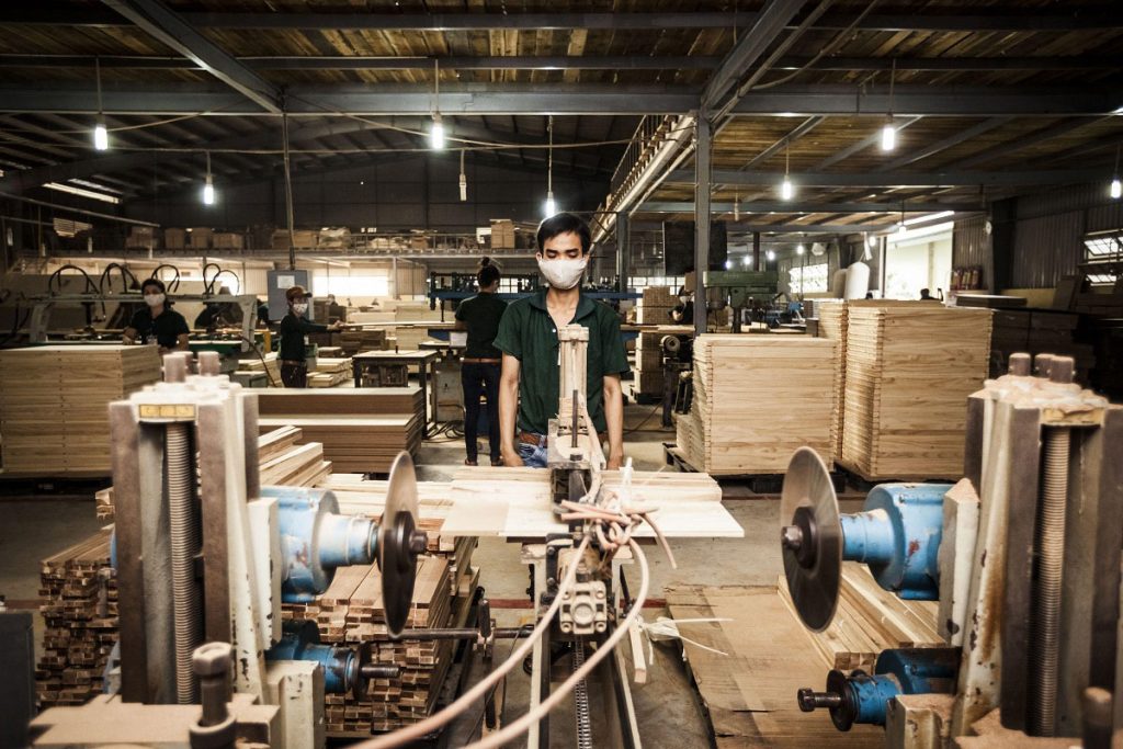 thi công nội thất nhà phố với chất liệu gỗ