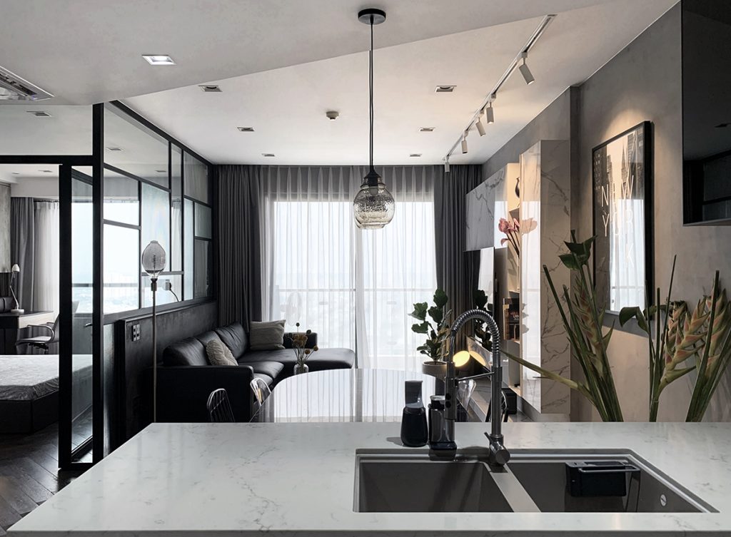 thiết kế nội thất chung cư 45 - 45m2