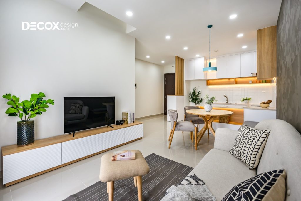 thiết kế nội thất chung cư có 1 phòng ngủ