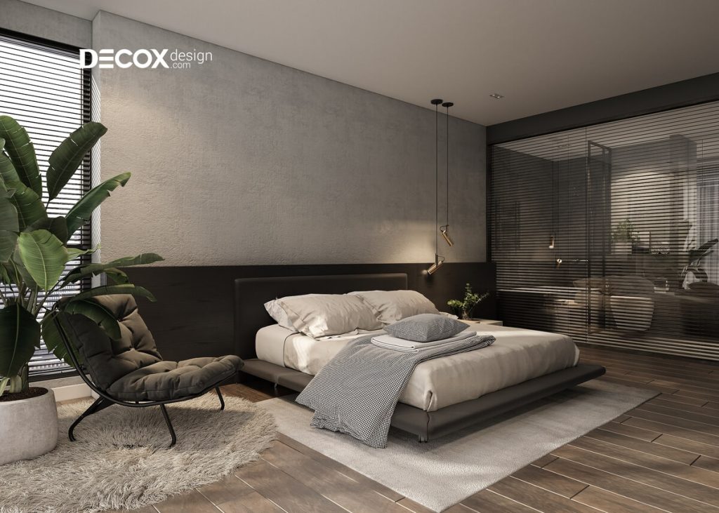 thiết kế nội thất chung cư 80m2 cho phòng ngủ master