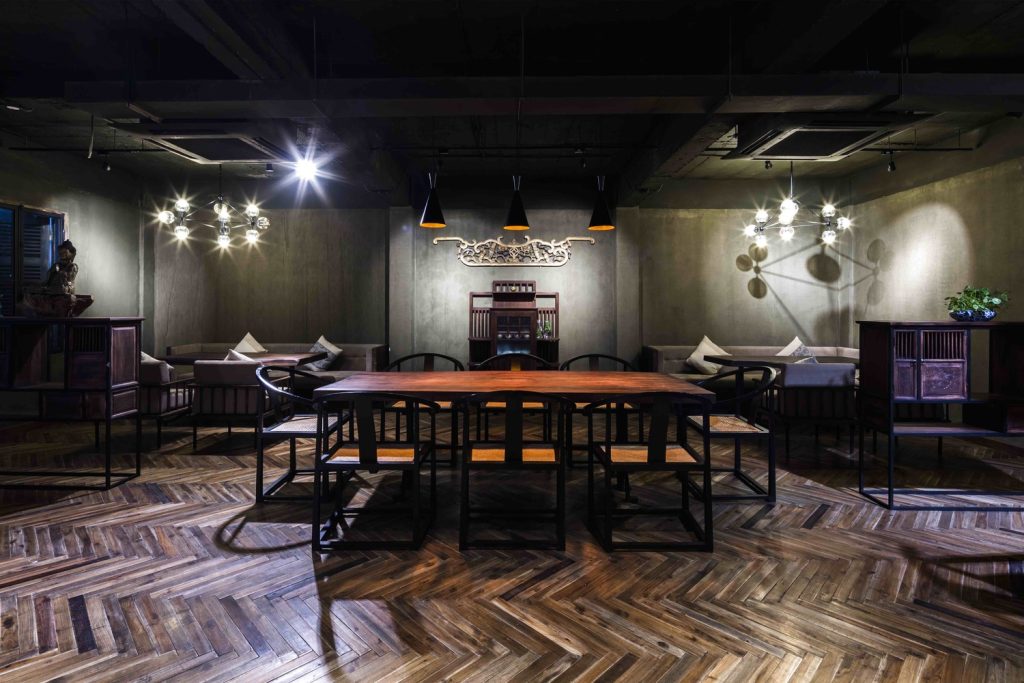 thiết kế nội thất nhà hàng kết hợp cafe