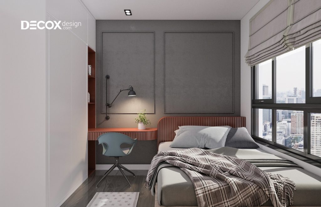 thiết kế phòng ngủ cho bé trai với diện tích 10m2