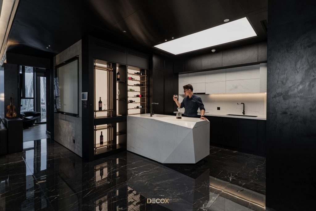 bàn đảo bếp luxury sang trọng