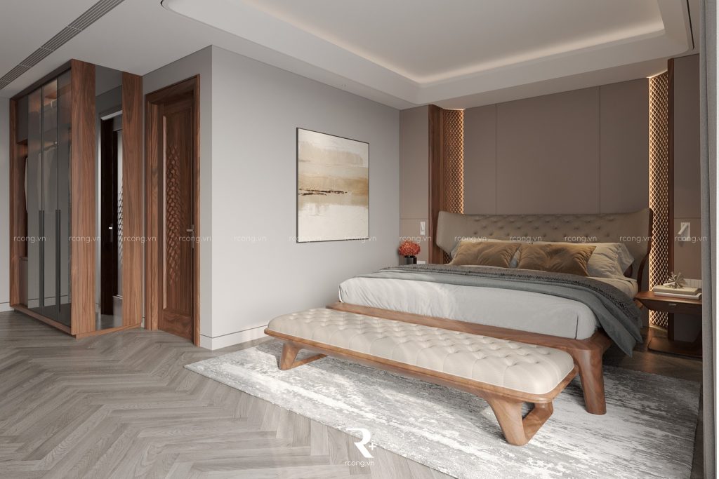 mẫu cửa gỗ phòng ngủ đẹp