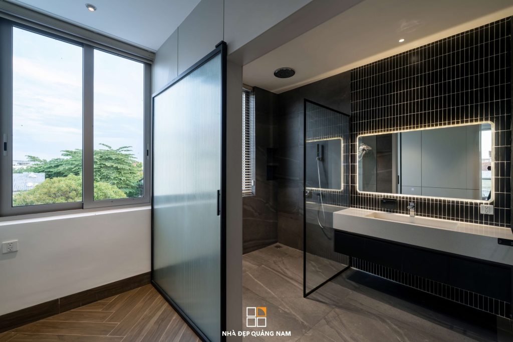 cửa sổ lùa 2 cánh cho nhà tắm