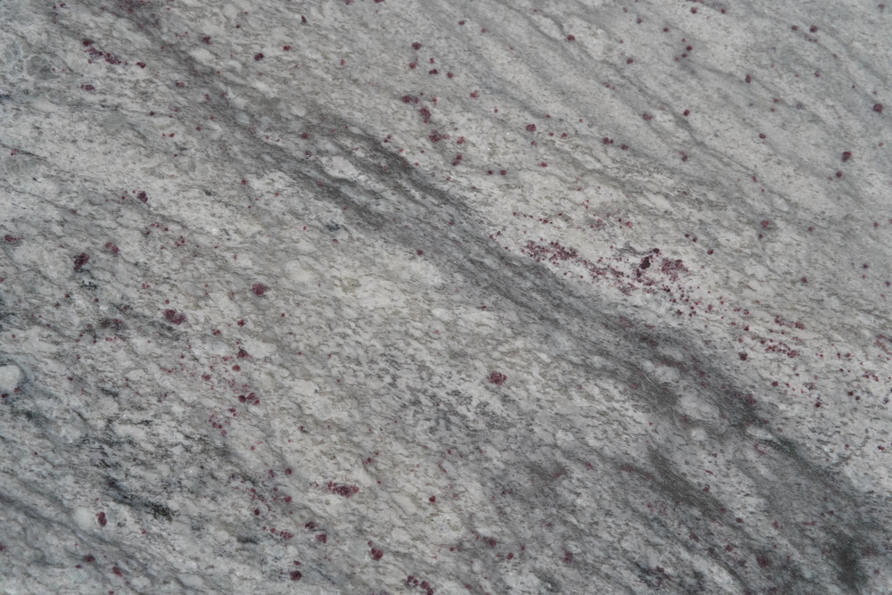đá granite trắng xám chấm nâu đỏ