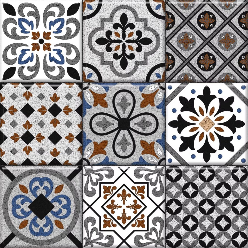 Gạch mosaic gốm sứ