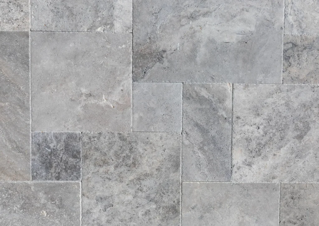 Gạch travertine màu xám