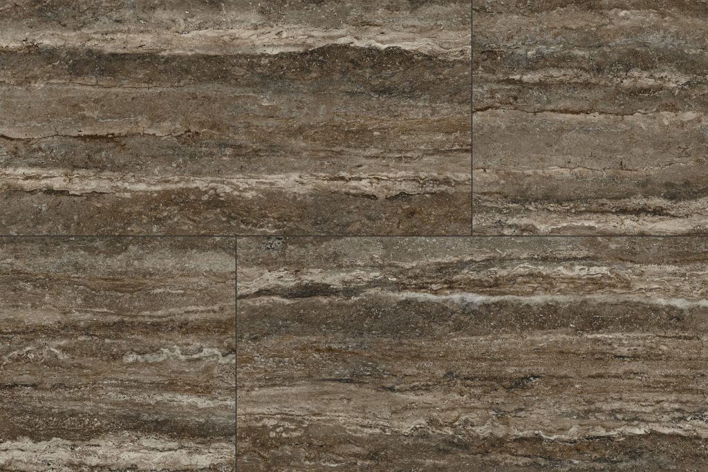 gạch travertine nâu xám trầm