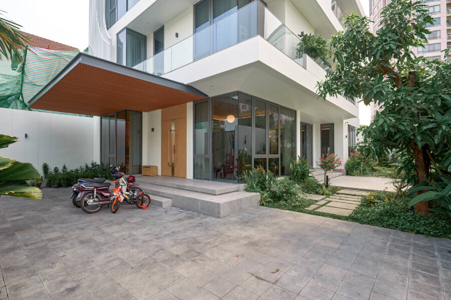 mẫu đá bậc tam cấp đẹp nhà phố