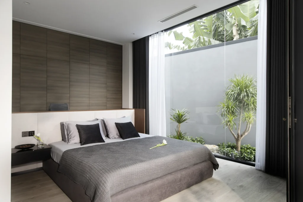 Ốp tường ván veneer óc chó