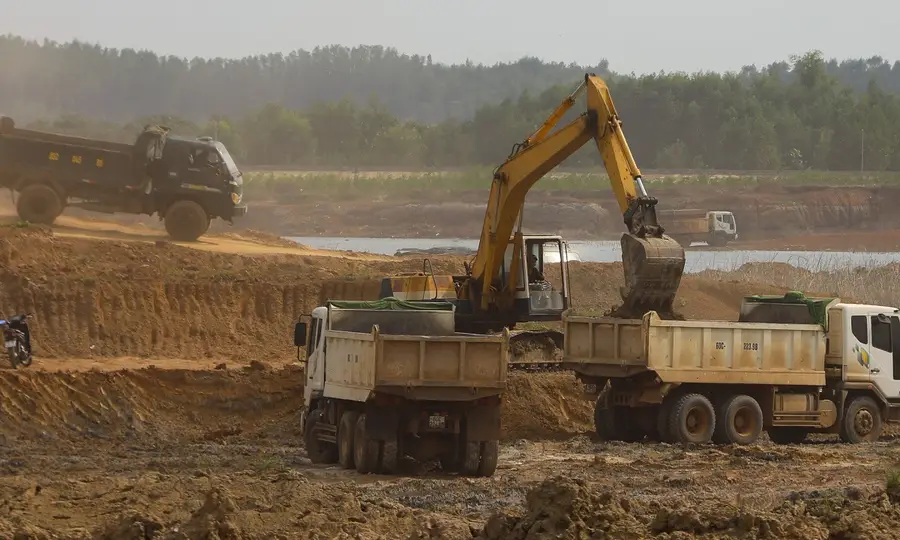 Cát được khai thác chủ yếu từ biển