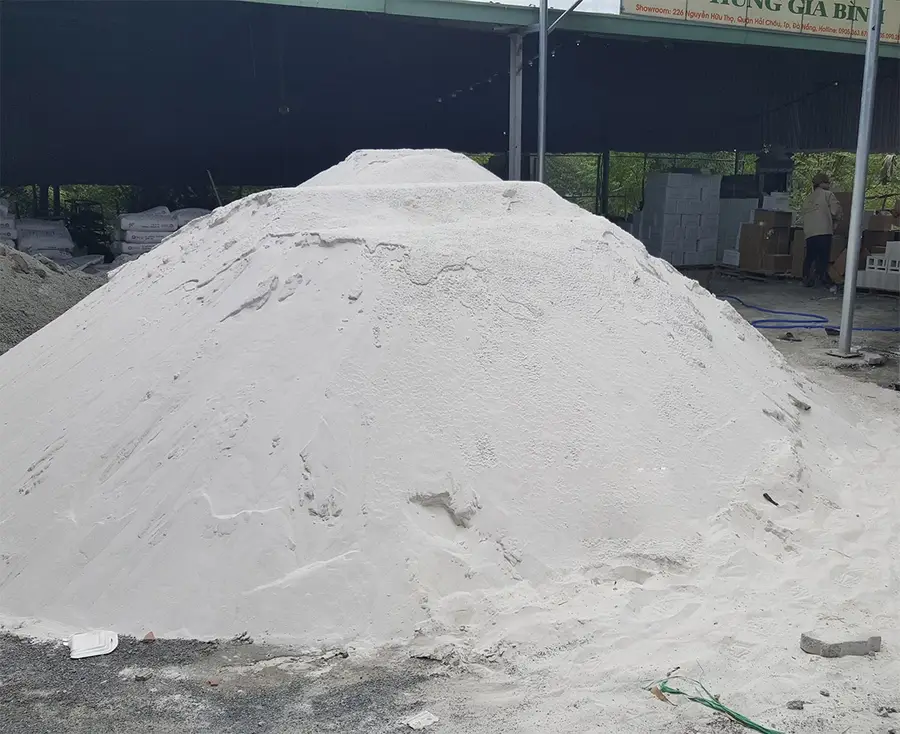 Cát xây tô đòi hỏi độ sạch và độ mịn cao