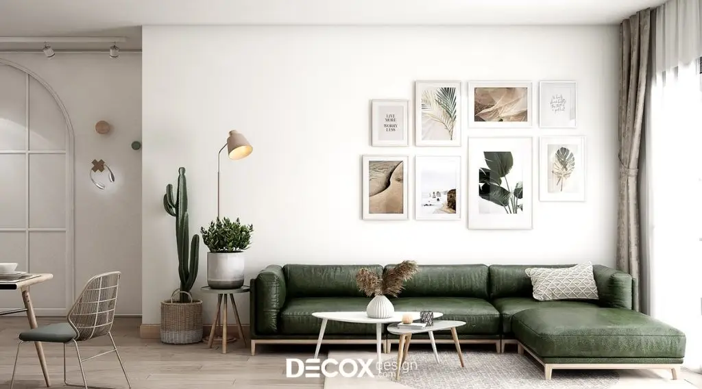 các phong cách thiết kế nối thất chung cư nhiệt đới tươi mát