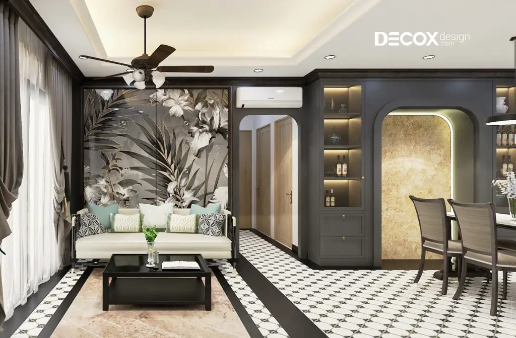 các phong cách thiết kế nối thất chung cư đông dương