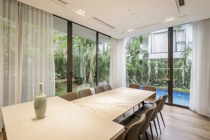 Biệt thự song lập Flamingo ẩn mình giữa khu vườn xanh mát