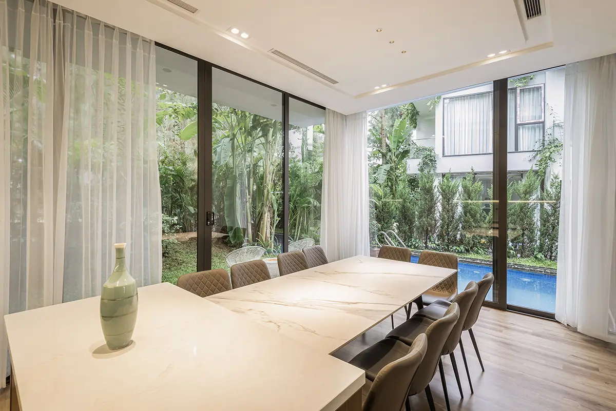 Biệt thự song lập Flamingo ẩn mình giữa khu vườn xanh mát