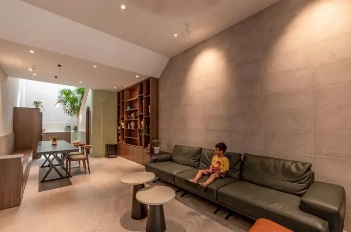 Nhà Anh Bảo: Giải pháp thiết kế tinh tế cho gia đình trẻ với ba con nhỏ