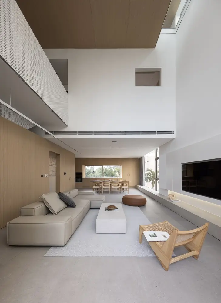 nội thất phong cách wabi sabi cho phòng khách tiện nghi