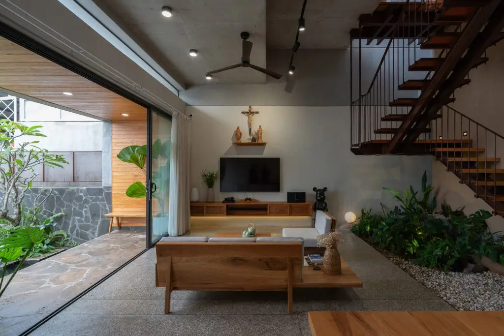 nội thất phong cách wabi sabi gắn liền với thiên nhiên