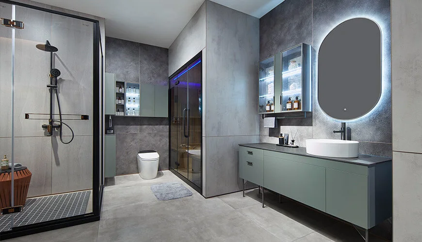 nội thất nhà tắm hiện đại, đủ tiện nghi