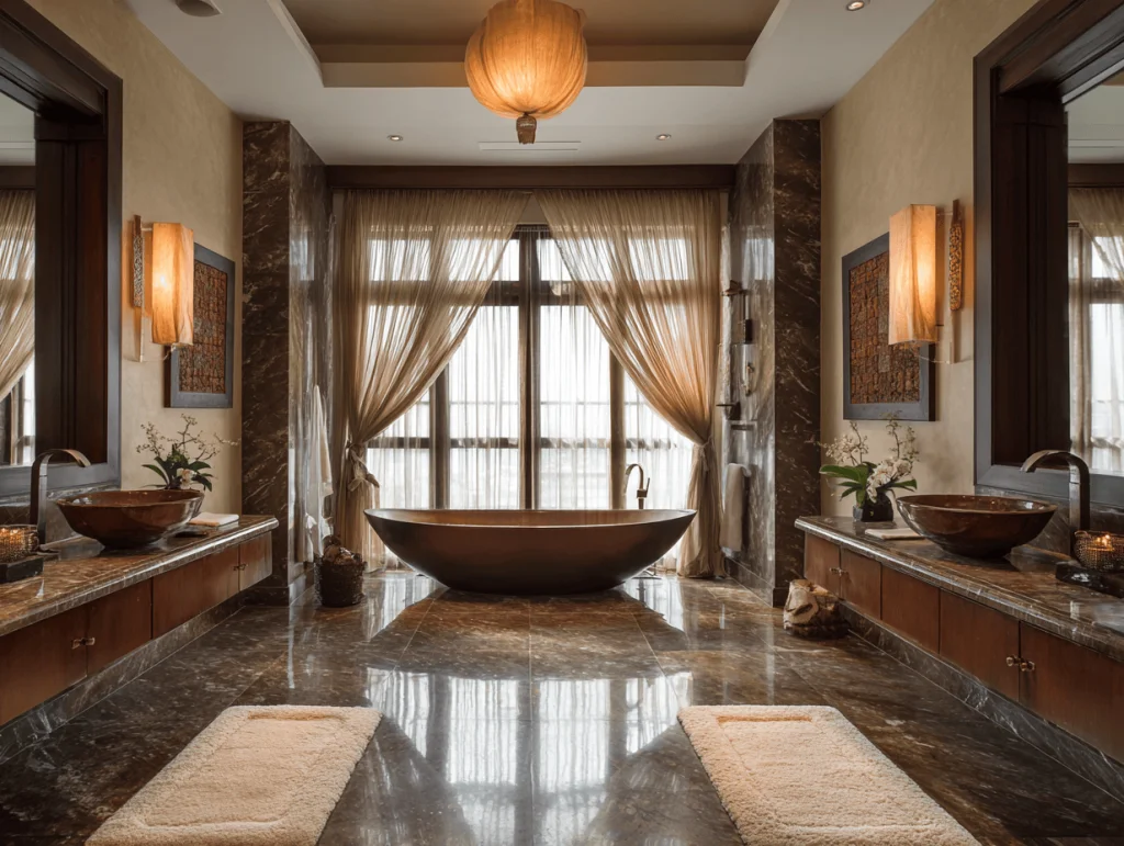 nội thất nhà tắm sang trọng