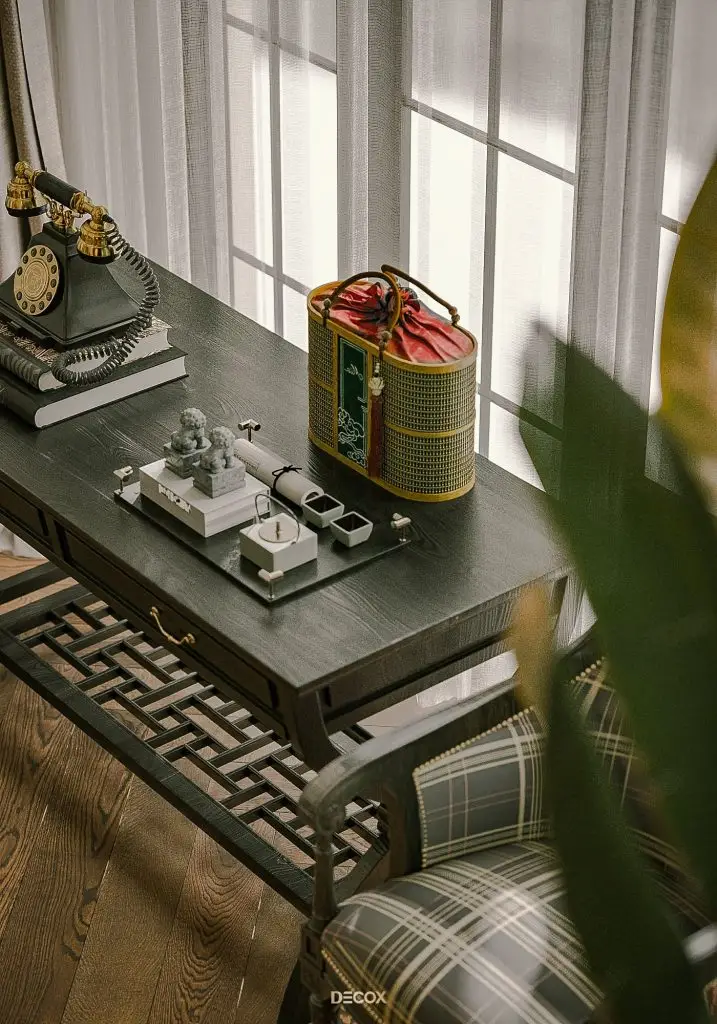 phong cách nội thất vintage sử dụng đồ trang trí cổ xưa