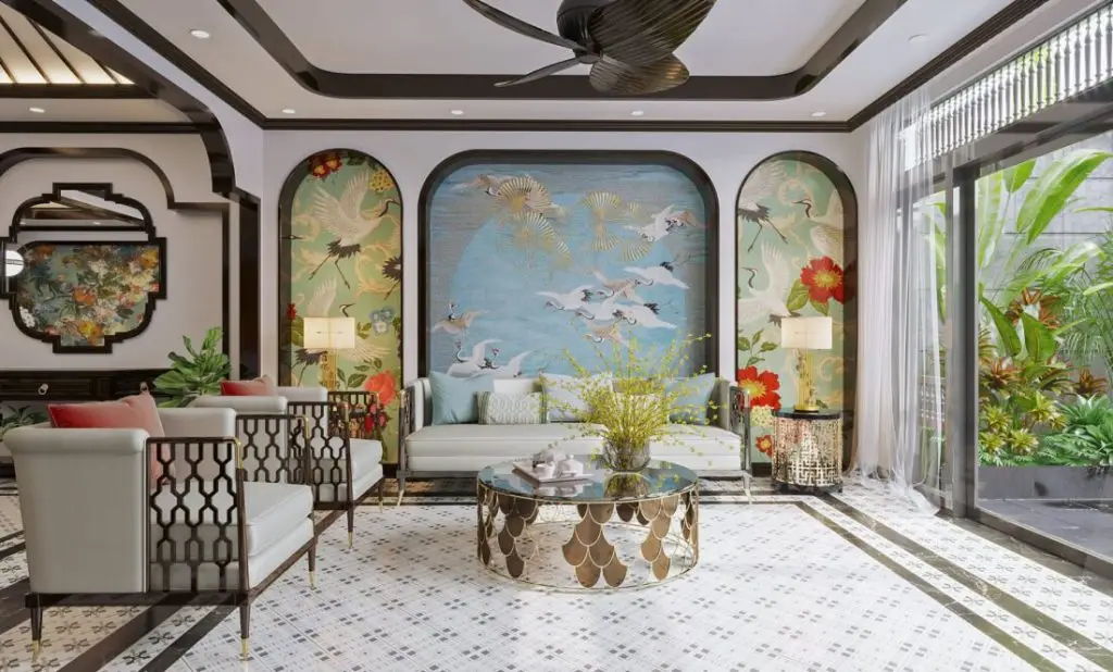 Phong cách thiết kế nội thất Đông Dương