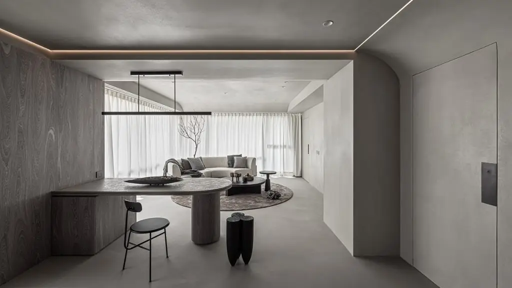 thiết kế nội thất chung cư 1 phòng ngủ vẻ đẹp mộc mạc