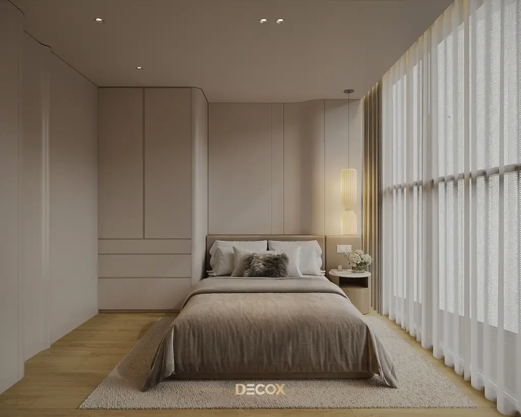 thiết kế nội thất chung cư 1 phòng ngủ tiện lợi