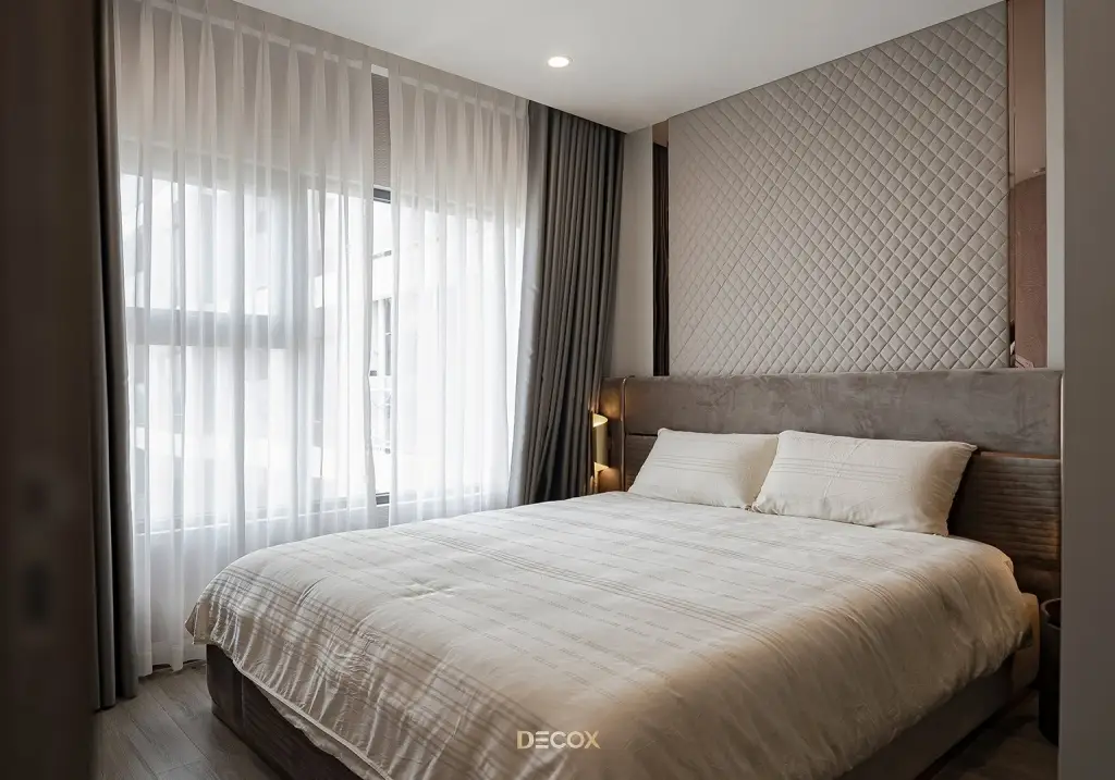 thiết kế nội thất chung cư 1 phòng ngủ không gian vừa đủ