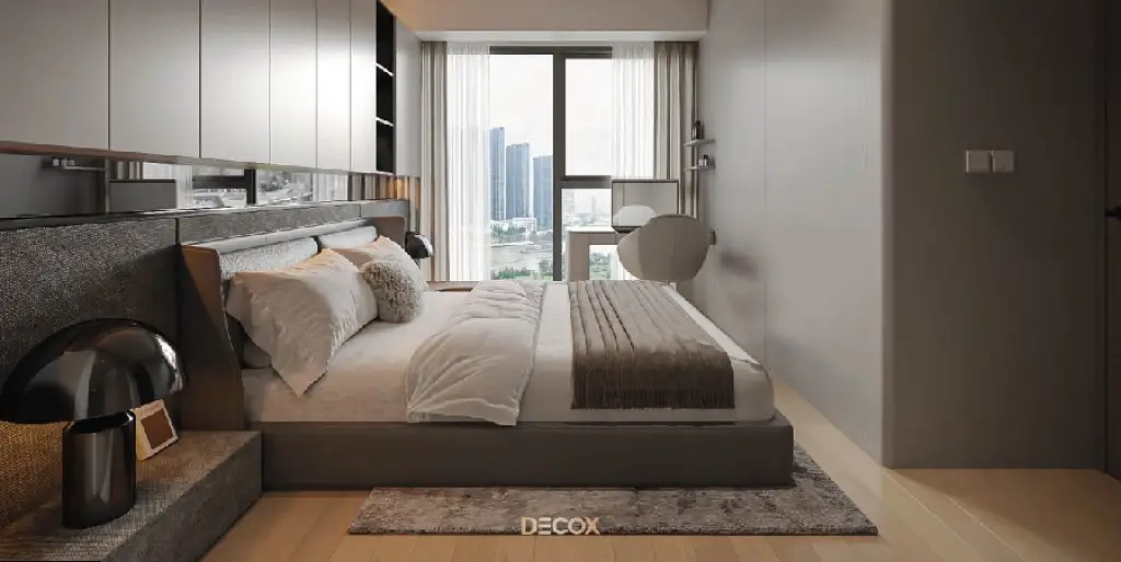 thiết kế nội thất chung cư 1 phòng ngủ rộng rãi