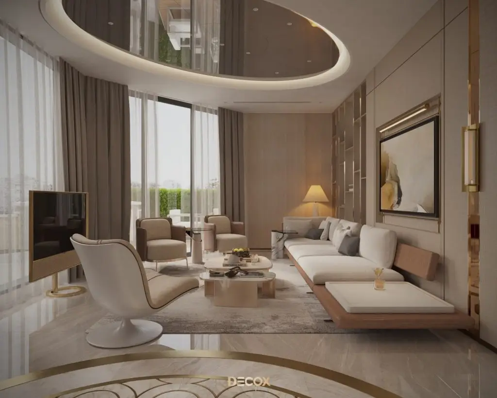 thiết kế nội thất chung cư 2 phòng ngủ 80m2