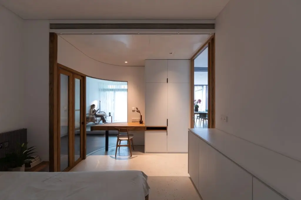 thiết kế nội thất chung cư 2 phòng ngủ tối giản