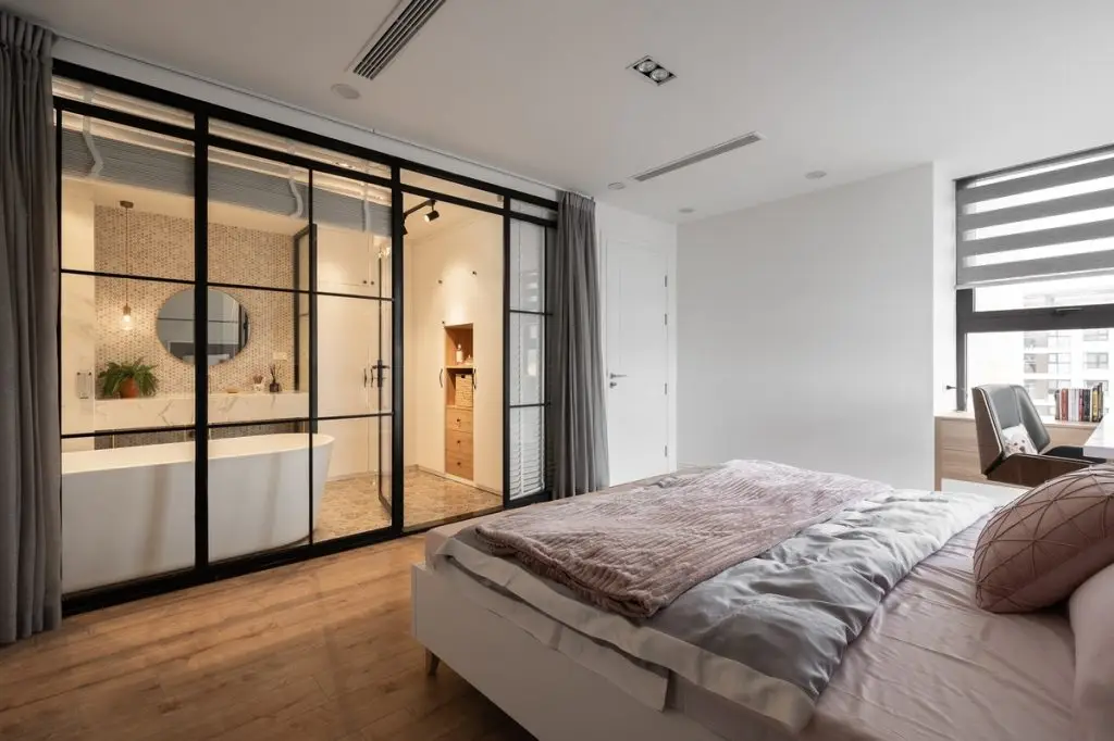 thiết kế nội thất chung cư 50m2 tối giản