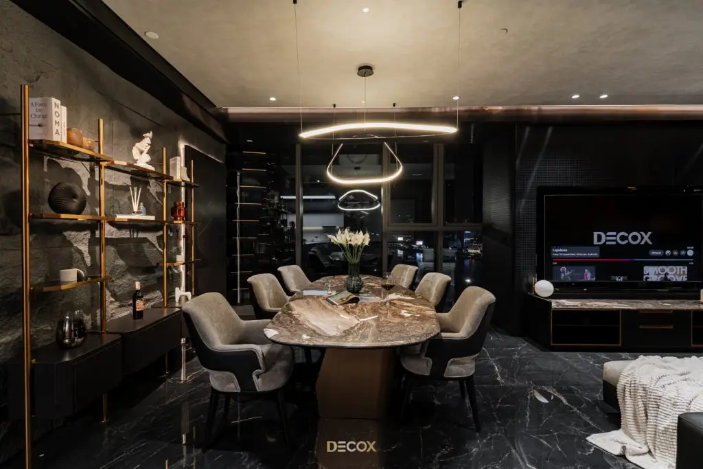 thiết kế nội thất chung cư 70m2 phong cách Luxury