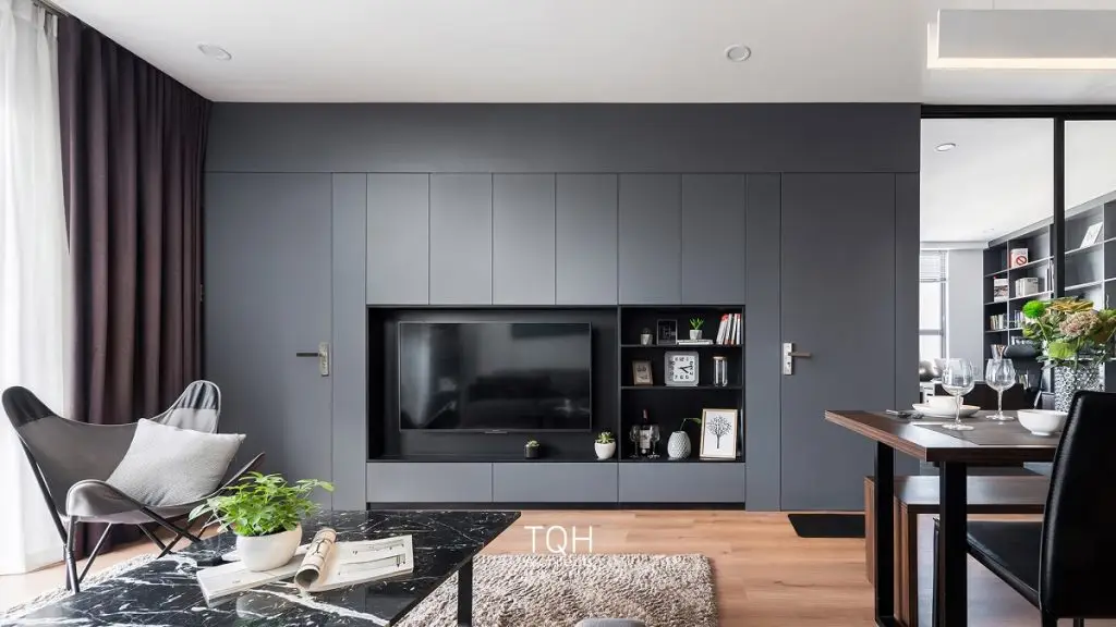 thiết kế nội thất chung cư 70m2 phong cách hiện đại