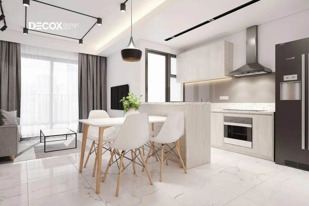 thiết kế nội thất chung cư 75m2 tối ưu diện tích