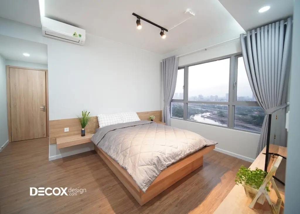 thiết kế nội thất chung cư 75m2 cho phòng ngủ phụ