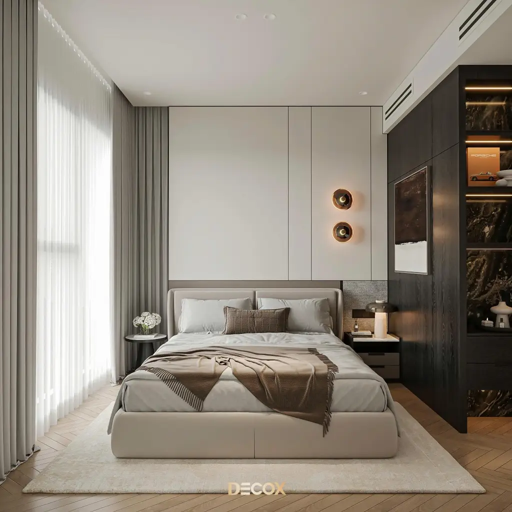 thiết kế nội thất chung cư 90m2 bố trí khoa học tối ưu diện tích