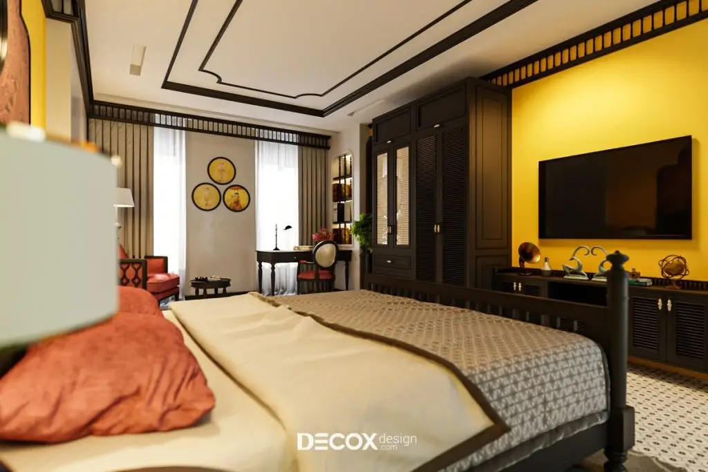 thiết kế nội thất chung cư 90m2 mang vẻ đẹp hoài cổ, lãng mạn