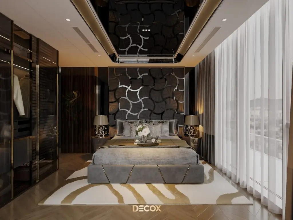 thiết kế nội thất chung cư 90m2 với bảng màu trung tính