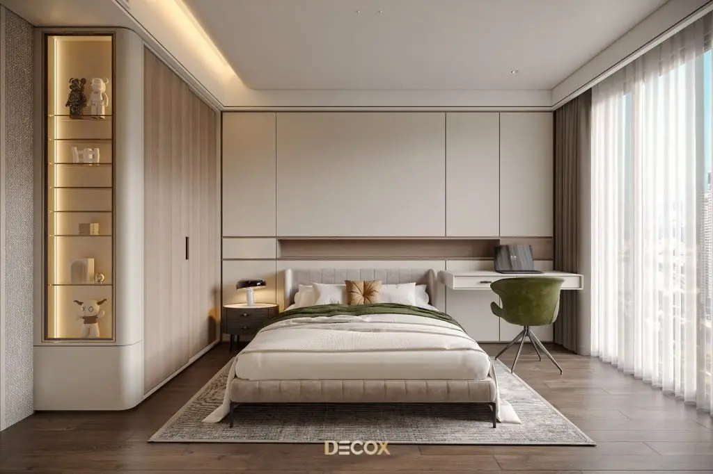 thiết kế nội thất chung cư 90m2 đầy đủ tiện nghi