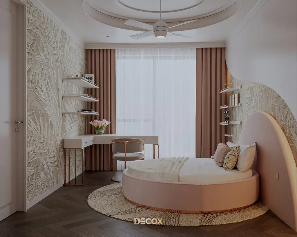 thiết kế nội thất chung cư 90m2 với ánh sáng tự nhiên