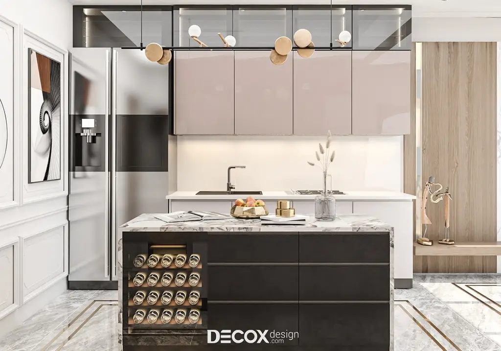 thiết kế nội thất chung cư tân cổ điển nhẹ nhàng