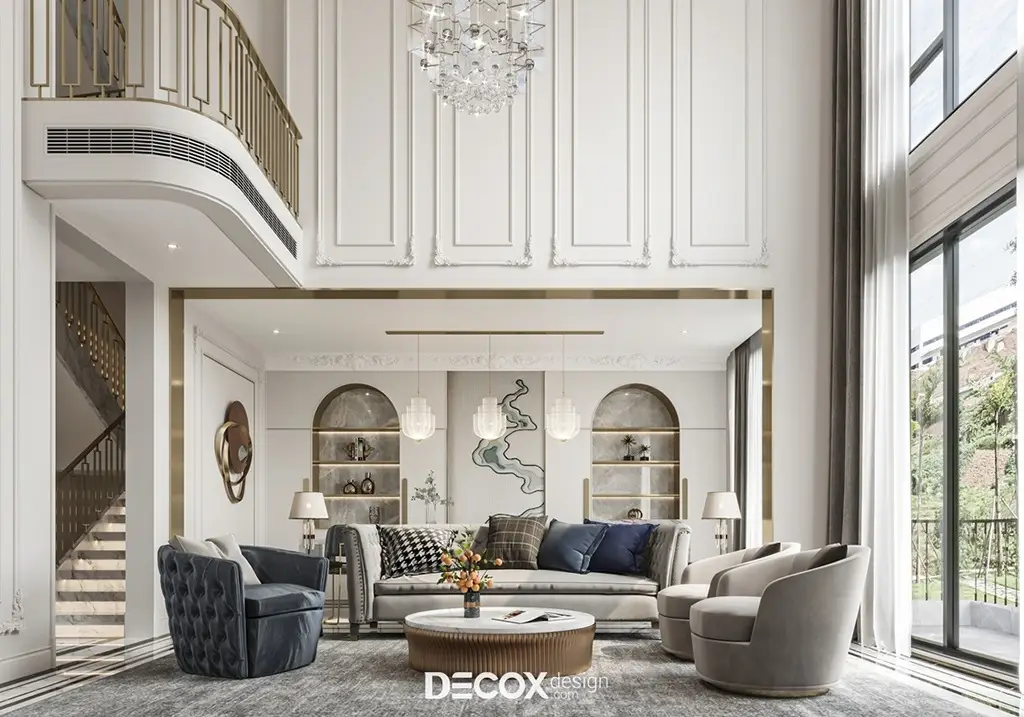 thiết kế nội thất chung cư tân cổ điển hài hòa