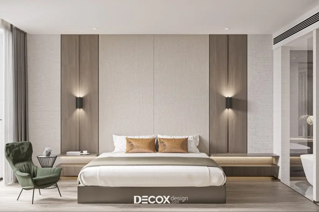 thiết kế nội thất chung cư tân cổ điển có 3 phòng ngủ