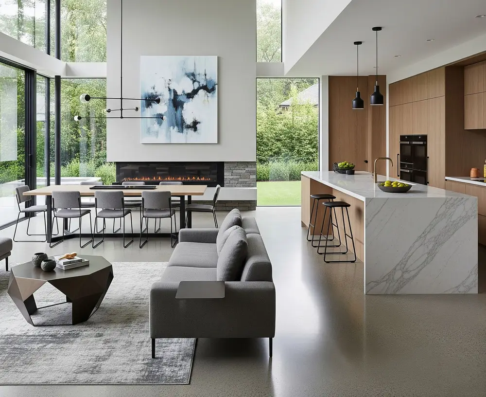 Thiết kế nội thất hiện đại đẹp mắt