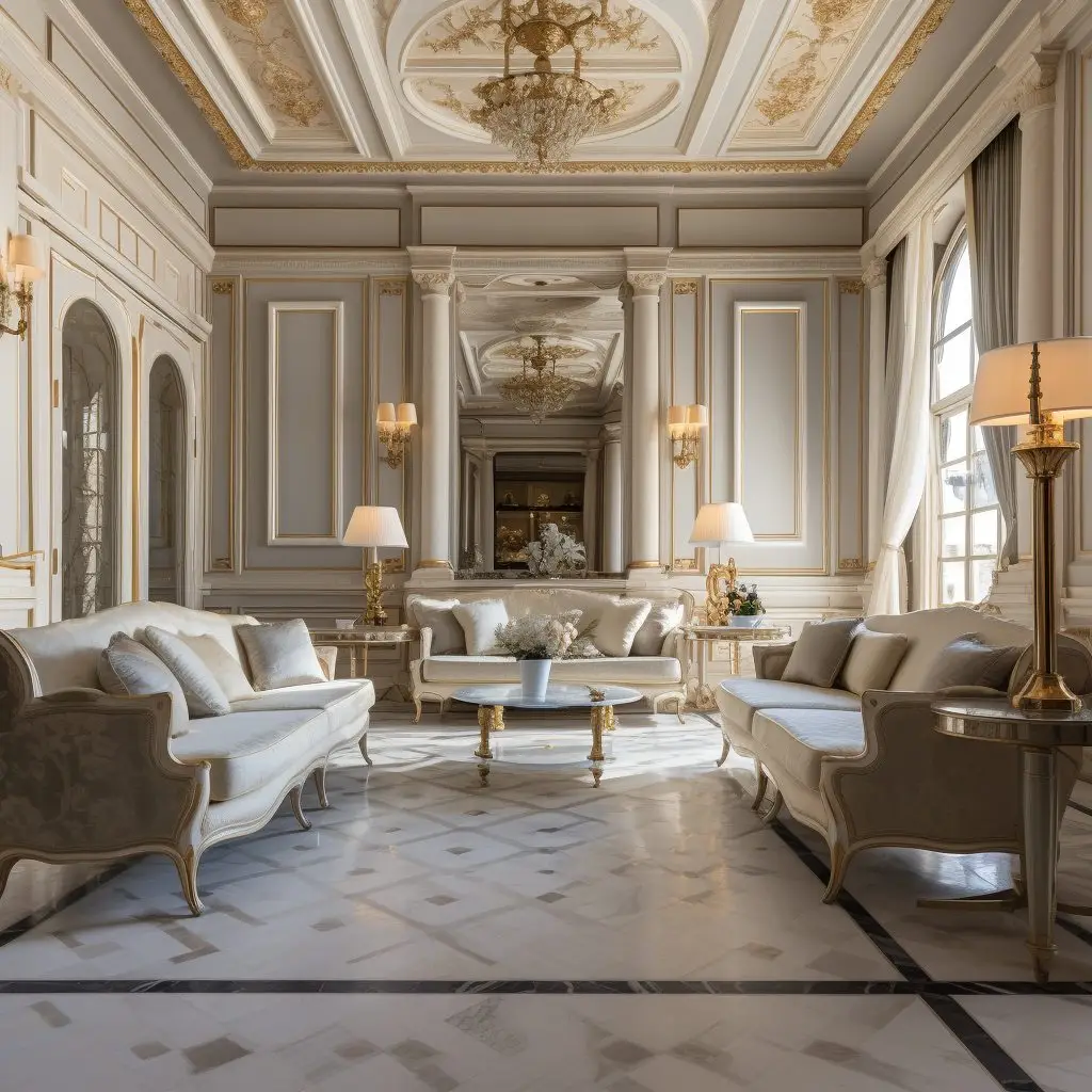 Mẫu thiết kế nội thất luxury tân cổ điển sang trọng, đẳng cấp