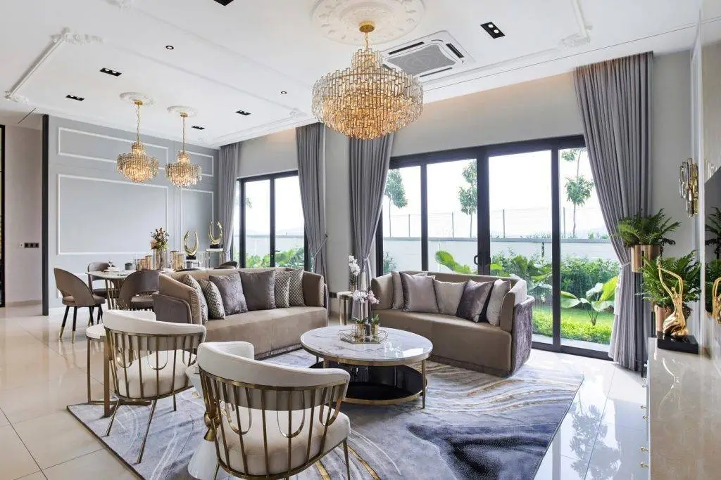 Thiết kế nội thất nhà phố sang trọng